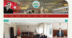 Desktop Screenshot of beysehir.gov.tr