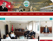 Tablet Screenshot of beysehir.gov.tr